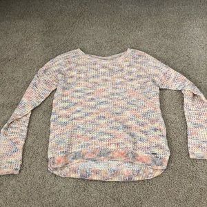 multicolored sweater